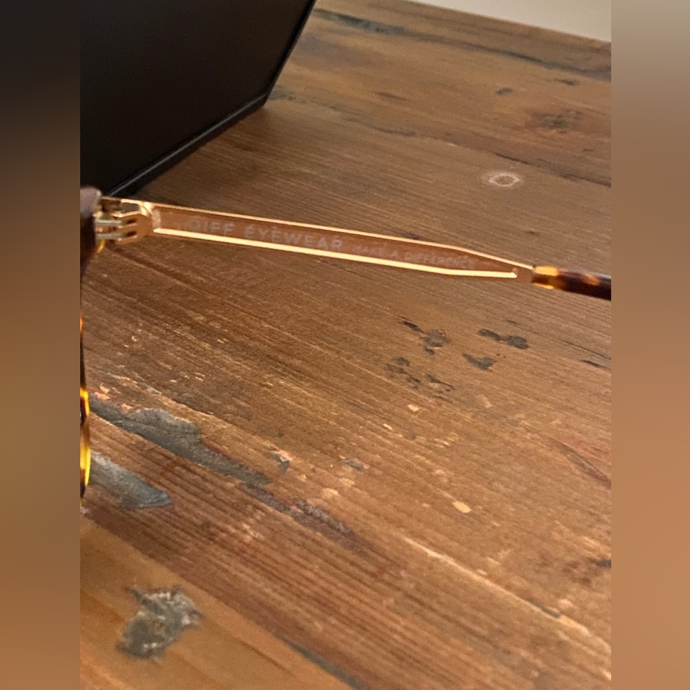 Diff Sunglasses Tortoise Shell Frames. Dark Lense… - image 5